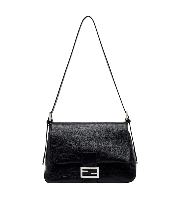 Photo: Fendi Baguette® Flap Medium leather shoulder bag