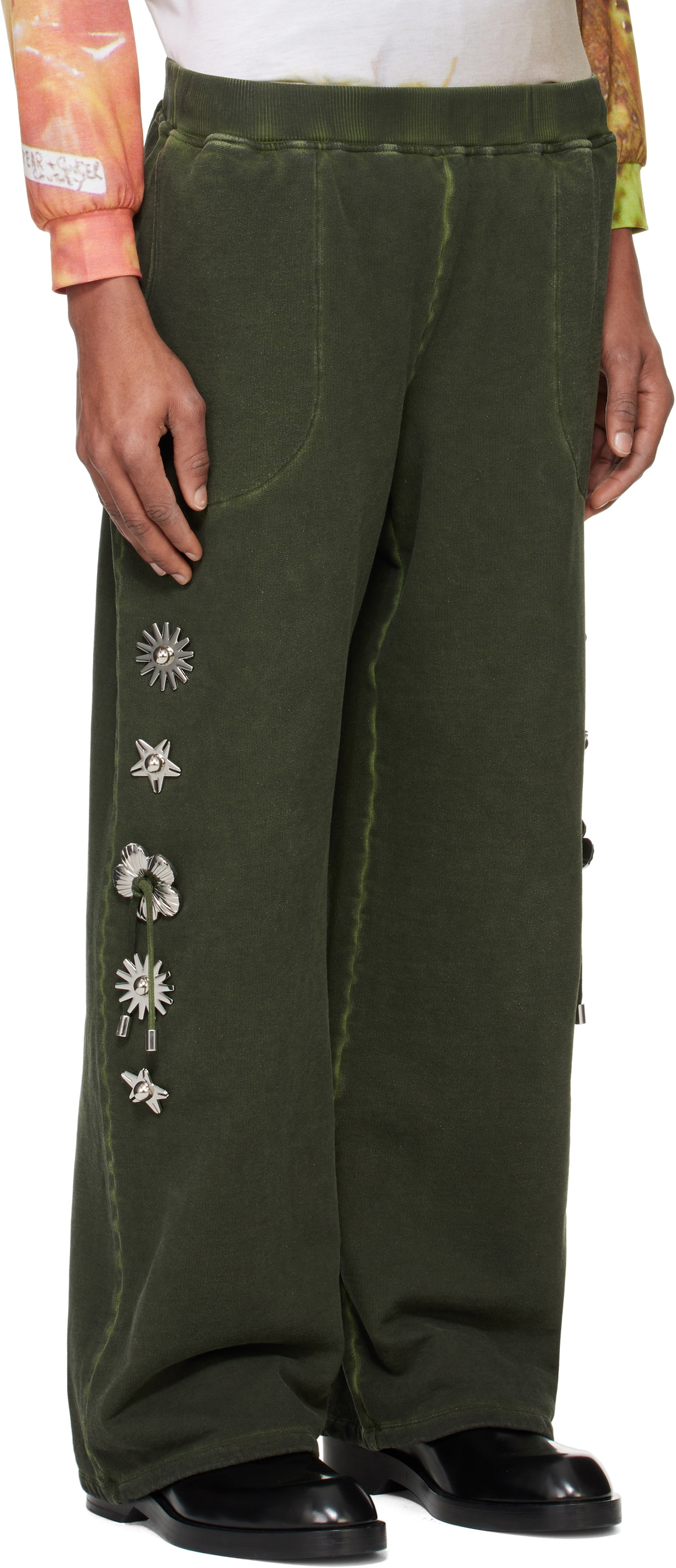 Chopova Lowena Green Dallas Sweatpants