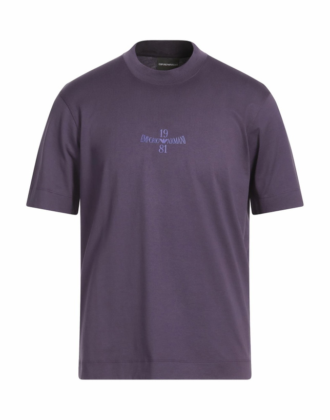 Photo: Emporio Armani Mens T-shirt Dark in Purple
