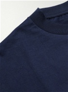 Kaptain Sunshine - Suvin Supima Cotton-Jersey T-Shirt - Blue