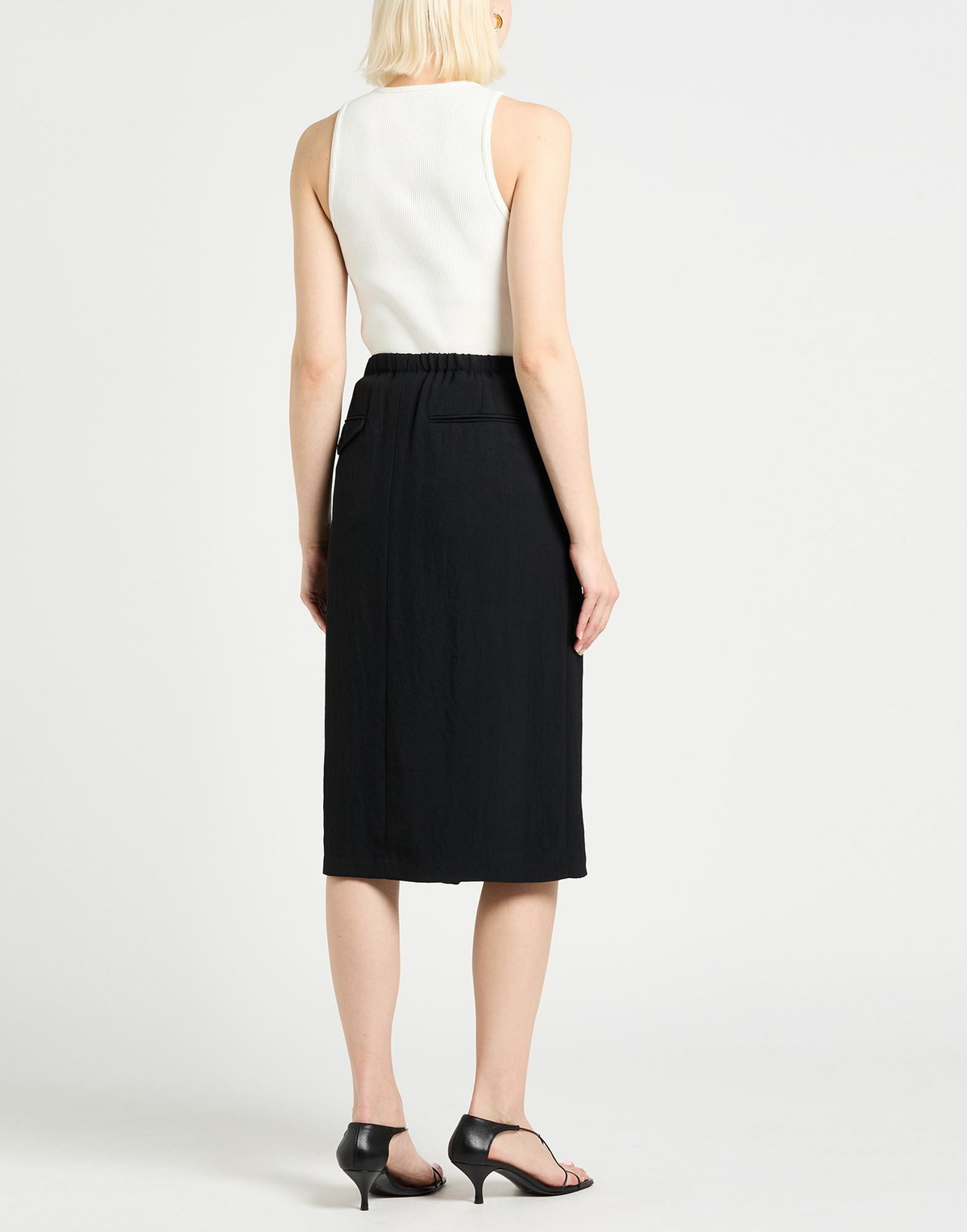 Toga Womens Midi skirt in Black