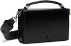 AMI Paris Black Ami de Coeur Lunch Box Bag