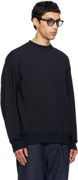 nanamica Black Polyester Jersey L/S T-shirt