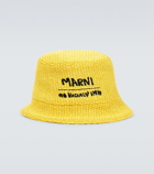 Marni x No Vacancy Inn embroidered bucket hat