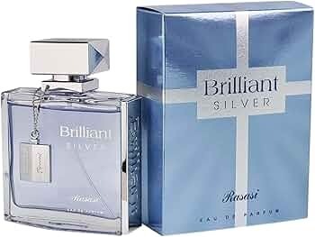 Photo: Rasasi Unisex Brilliant Silver EDP Spray 3.4 oz Fragrances 614514447154