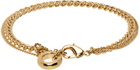 A.P.C. Gold Minimal Bracelet