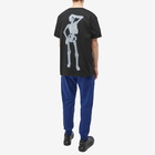 Alexander McQueen Men's Neon Skeleton T-Shirt in Black/White