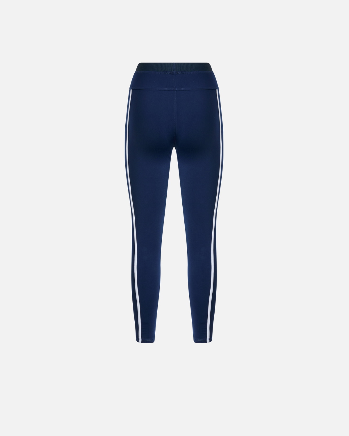Pinko Leggings With Contrasting Sporty Bands Blue/White