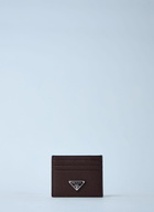 Prada Logo Plaque Cardholder