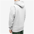 Fucking Awesome Men's Outline Stamp Logo Hoodie in Heather Grey