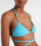 Loewe Paula's Ibiza jacquard bikini top