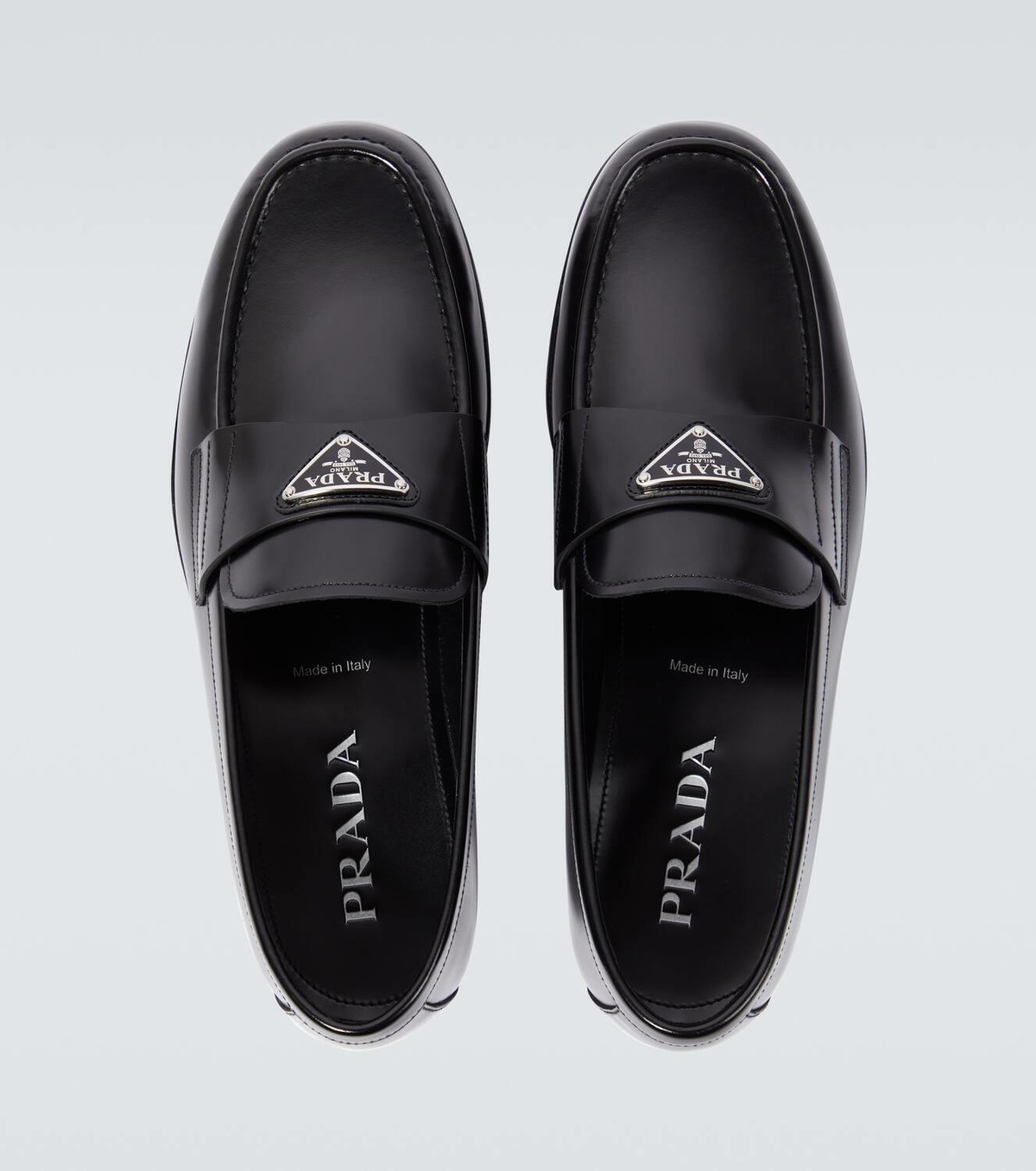 Prada Brushed leather loafers Prada