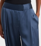 The Sei High-rise silk wide-leg pants