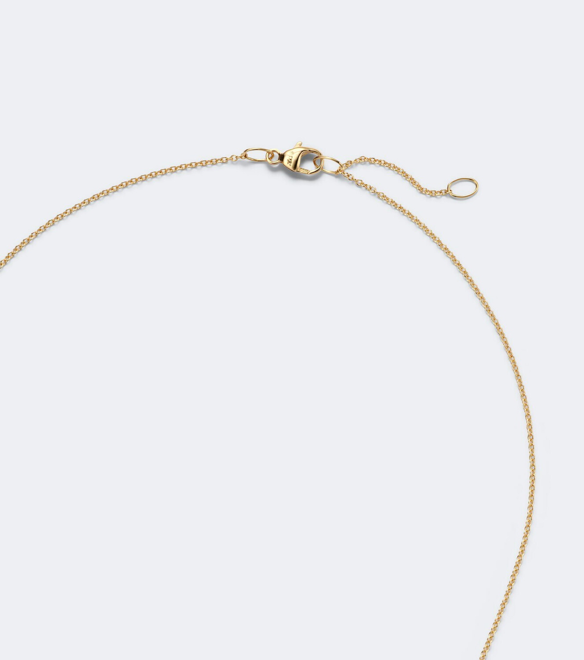 David Yurman Petite Pavé 18kt gold necklace with diamonds