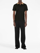 BURBERRY - Check Motif Cotton Polo Shirt