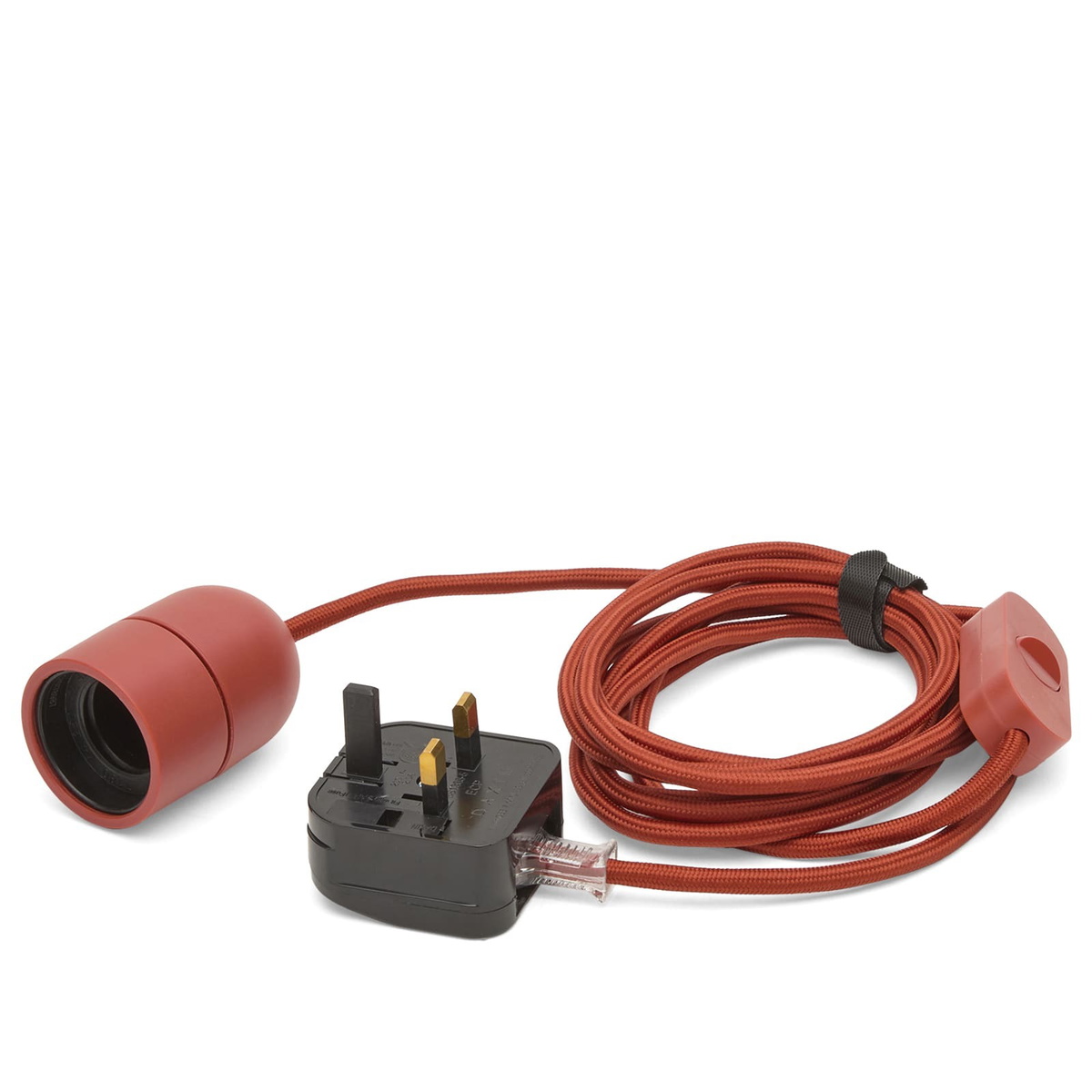 HAY Common Table Lamp Cord Set in Rusty Red 