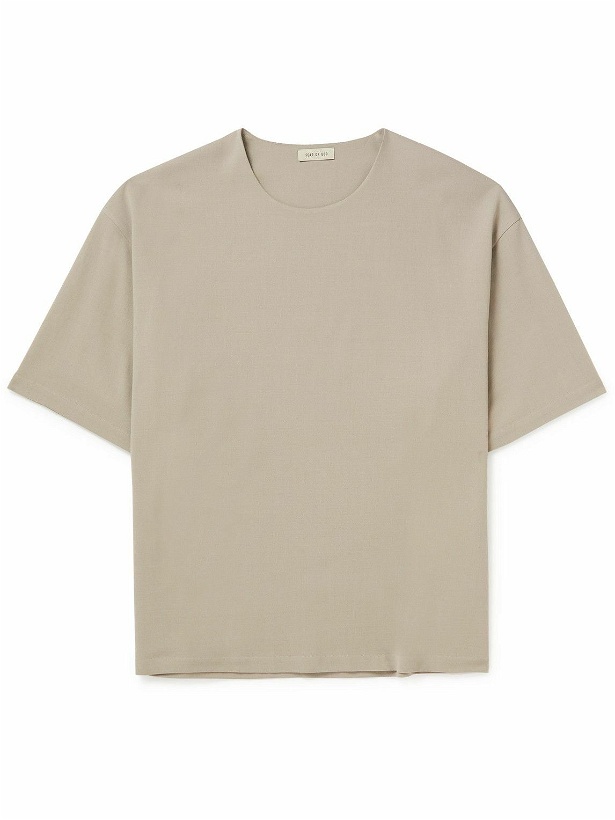 Photo: Fear of God - Eternal Oversized Wool-Blend Crepe T-Shirt - Neutrals