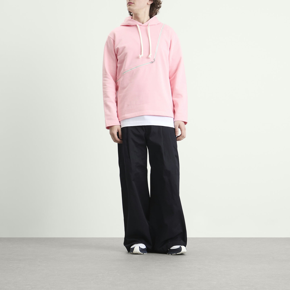 Comme des Garçons SHIRT Men's Cotton Hoodie in Pink