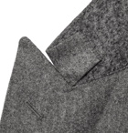 SALLE PRIVÉE - Anthracite Lloyd Mélange Wool-Flannel Suit Jacket - Gray