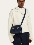 Ferragamo Mens Hug shoulder bag (S) in Blue