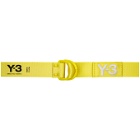Y-3 Yellow Logo Belt