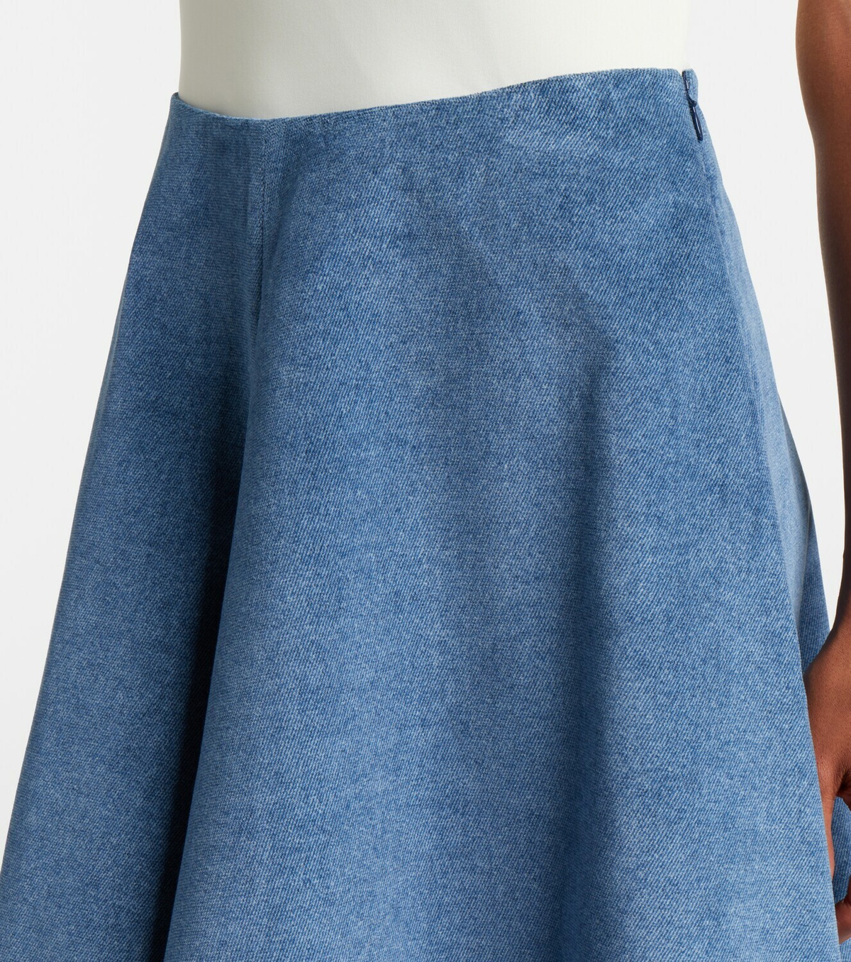 Altuzarra Varda denim midi skirt