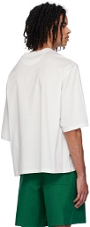 Valentino White Flower T-Shirt
