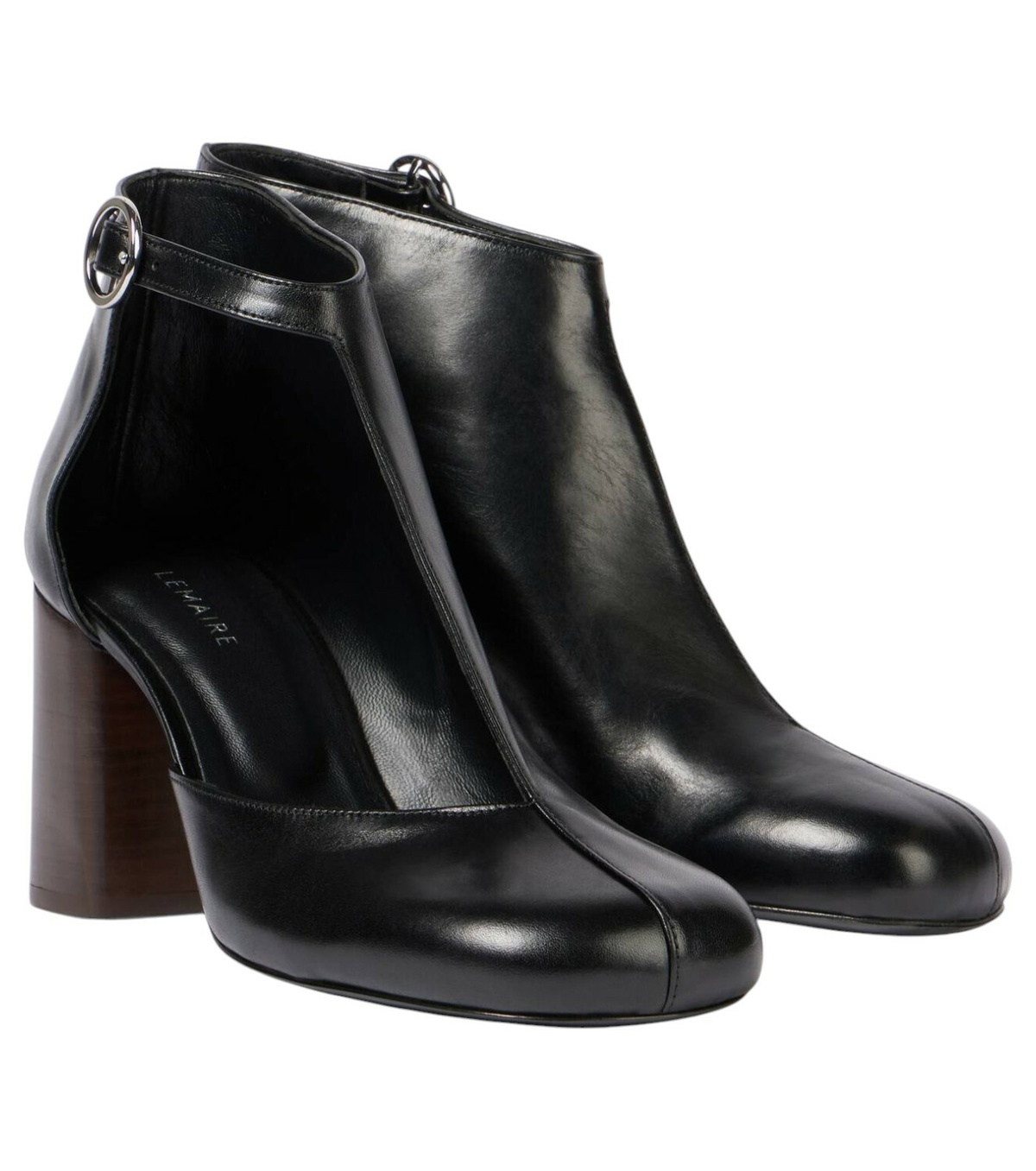 Lemaire Piped Zipped leather ankle boots Lemaire