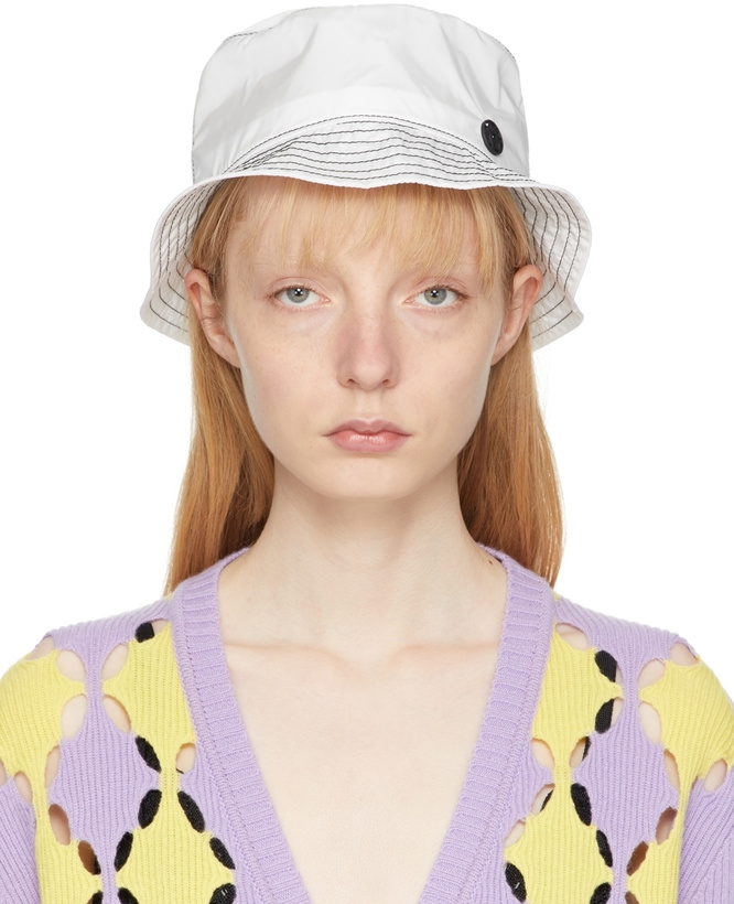 Photo: Maison Michel White Jason Bucket Hat
