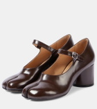 Maison Margiela Tabi leather Mary Jane pumps