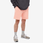 Colorful Standard Men's Classic Organic Sweat Short in Bright Coral