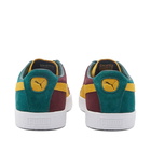 Puma Men's Suede VTG Teams Sneakers in Varsity Green/Mustard