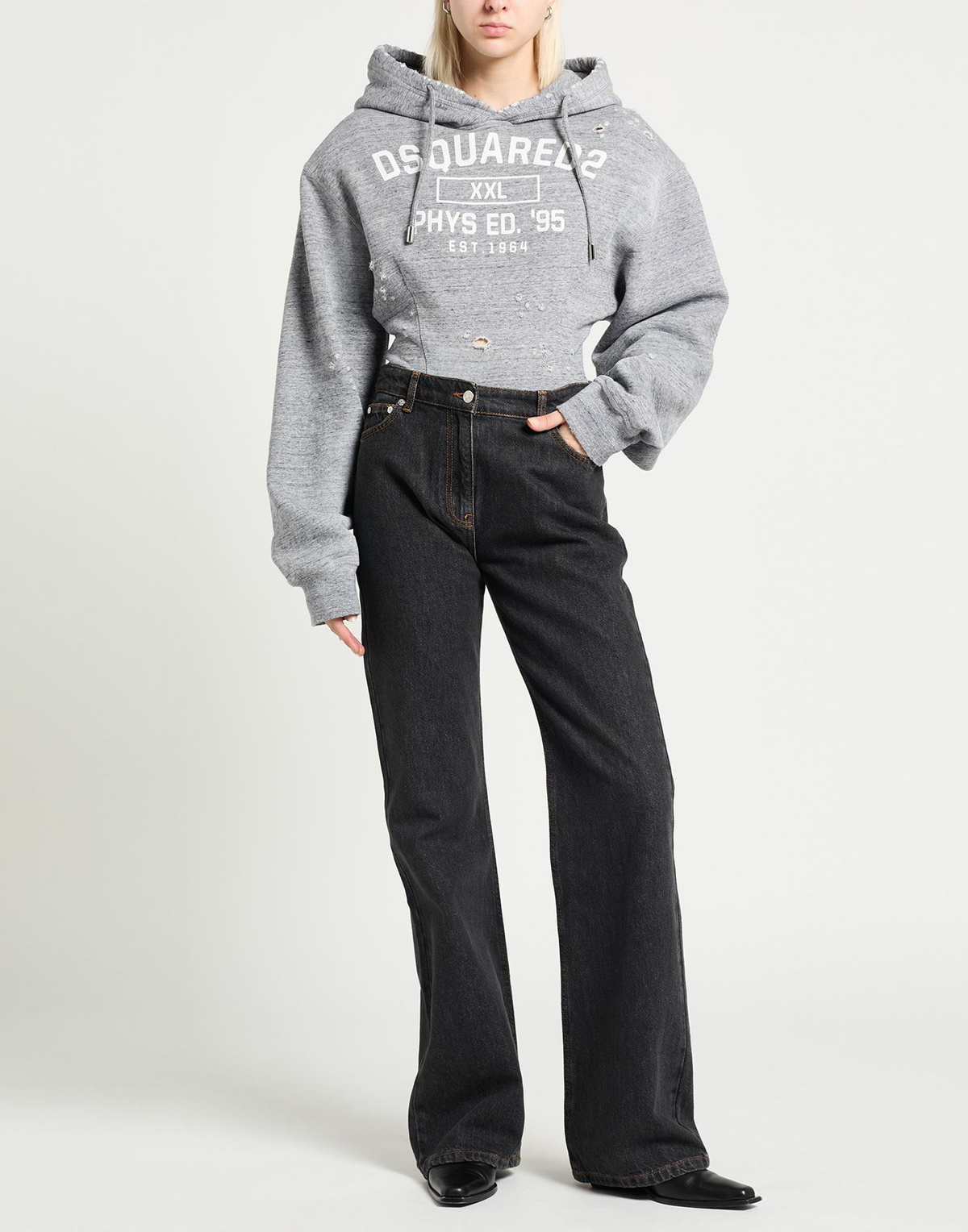 Dsquared2 Womens Bodysuit in Grey