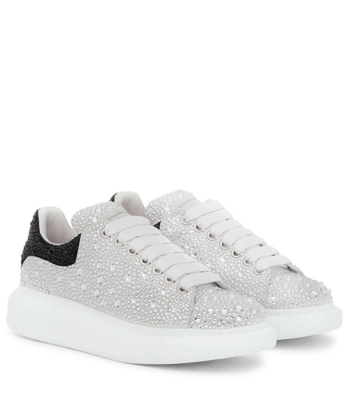 Photo: Alexander McQueen Embellished leather sneakers