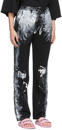 Balenciaga Black & White Painter Lounge Pants