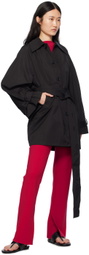 Birrot Black Car Coat