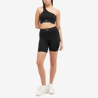 Off-White Women's Stamp Logo Sports Asymetric Bralet Top in Black