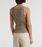 Missoni Knitted lamé tank top