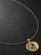 Duffy Jewellery - Gold Emerald Necklace