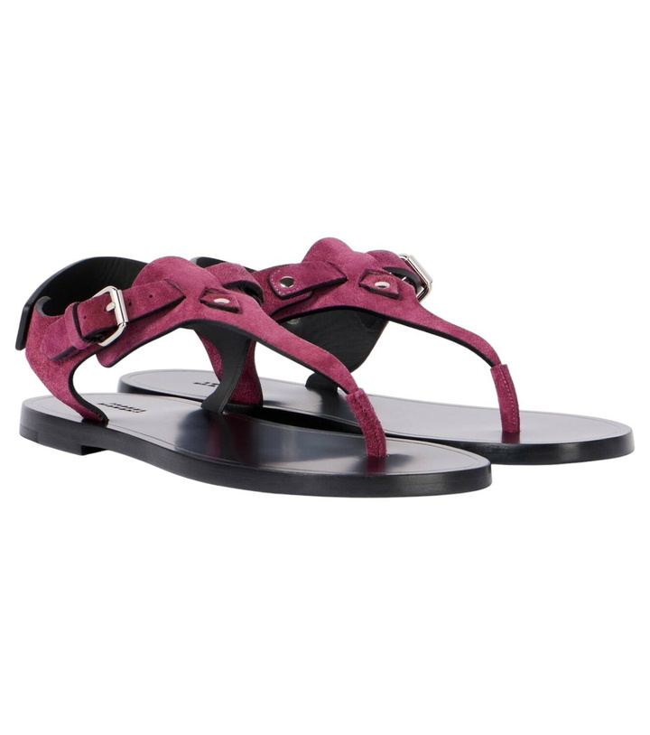 Photo: Isabel Marant Akel leather thong sandals