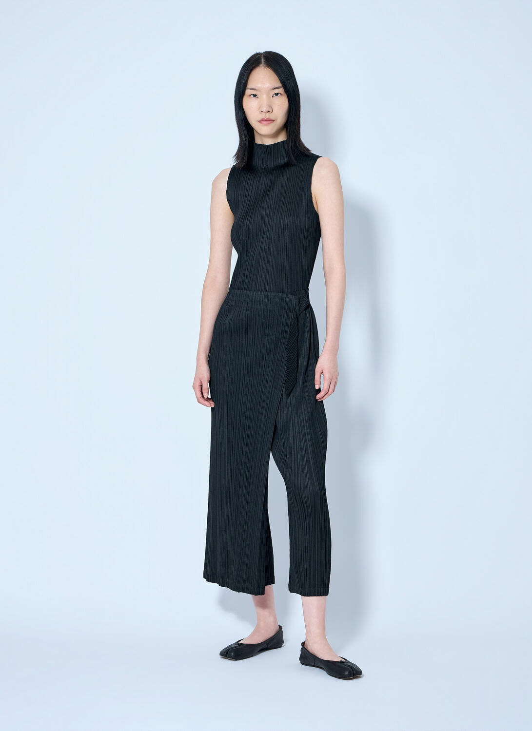 Pleats Please Issey Miyake Pleated Wrap Skirt