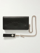 Neighborhood - Logo-Embossed Leather Billfold Wallet