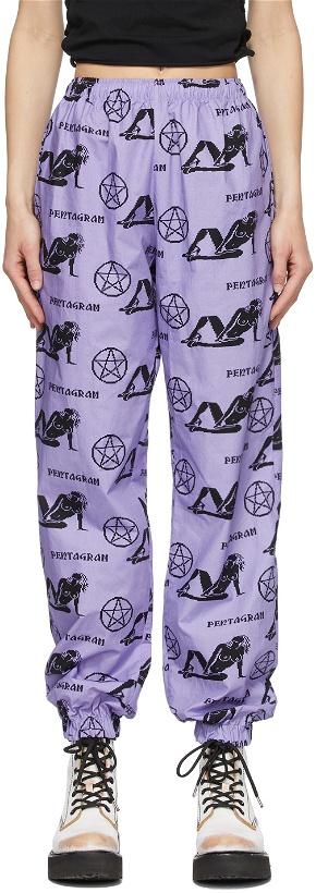Photo: Ashley Williams Purple Pentagram Tropic Lounge Pants