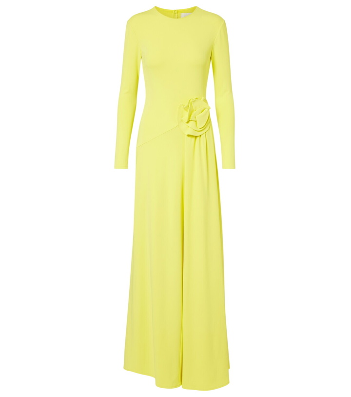 Photo: Roland Mouret Floral-appliqué gown