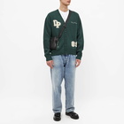 Daily Paper Men's Navalo Varsity Cardigan in Dark Green