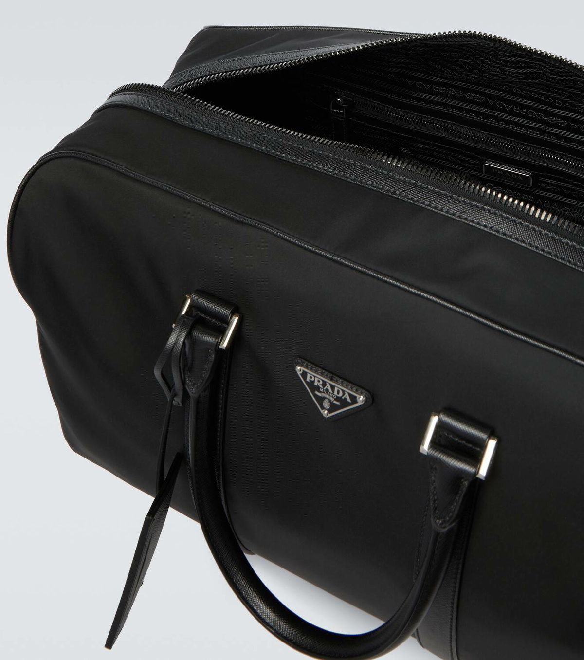 Prada Re-Nylon and Saffiano leather duffel bag