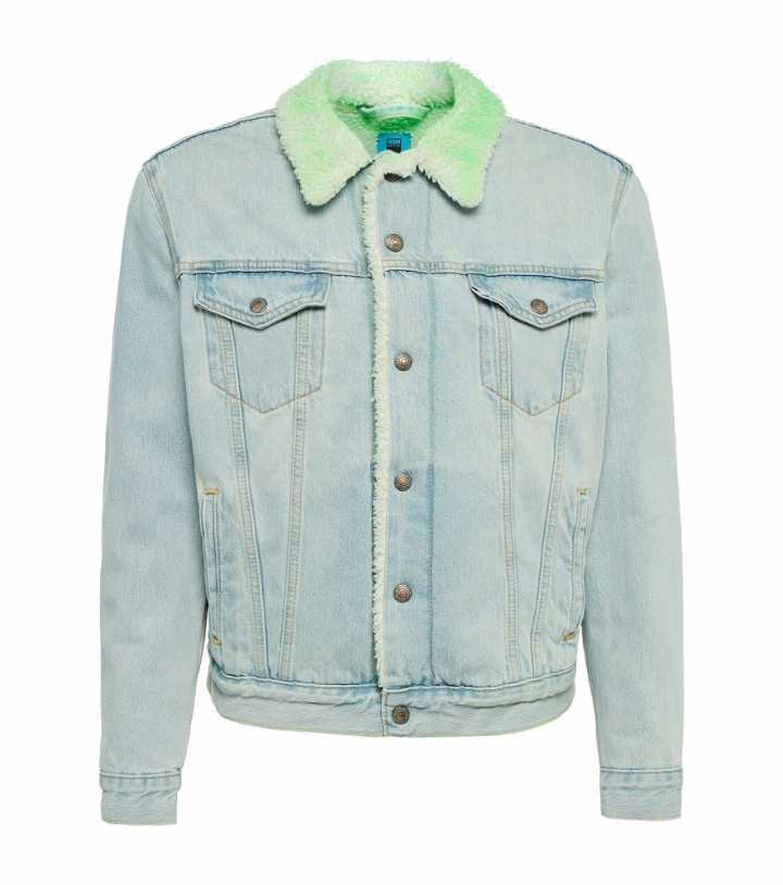 Photo: NotSoNormal - Look Inside faux shearling and denim jacket