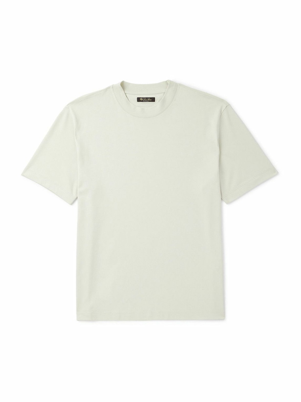 Photo: Loro Piana - Cotton-Jersey T-Shirt - Green