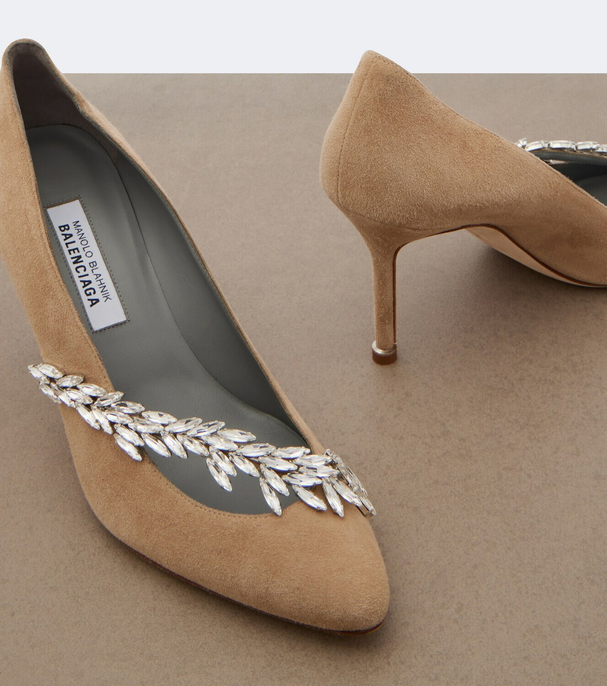Balenciaga x Manolo Blahnik suede pumps