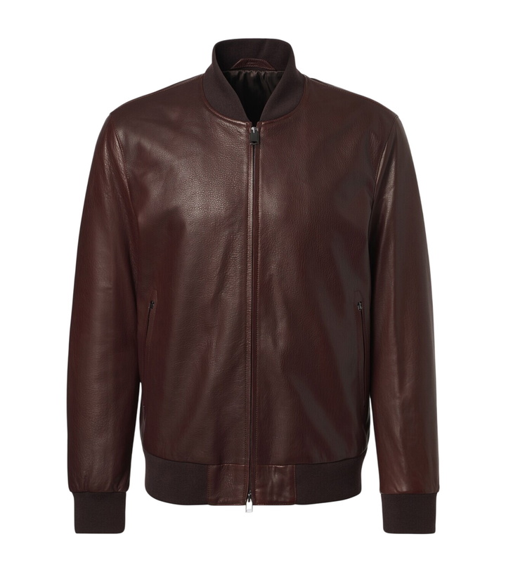 Photo: Brioni Leather bomber jacket